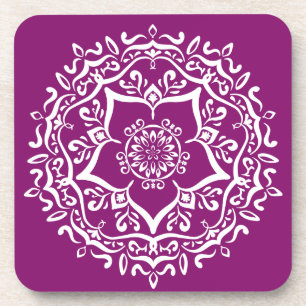 Dahlia Mandala Coaster