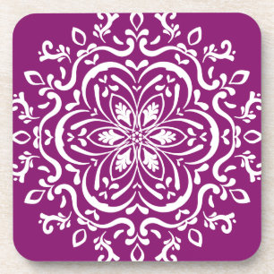 Dahlia Mandala Coaster