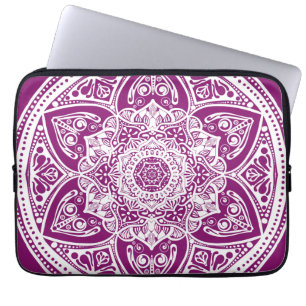 Dahlia Mandala Laptop Sleeve