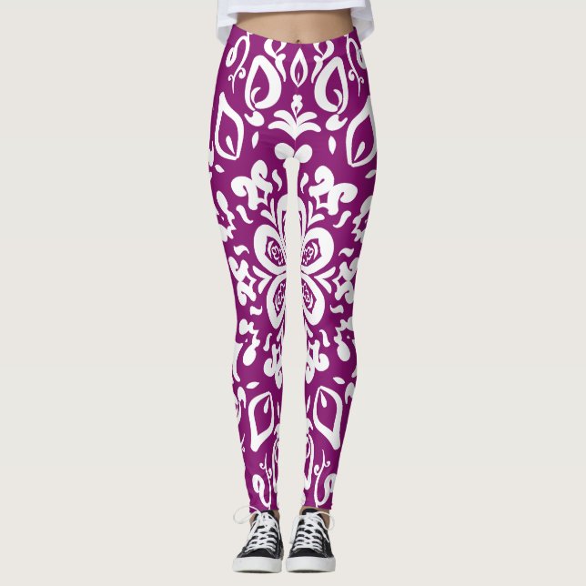 Dahlia Mandala Leggings (Front)