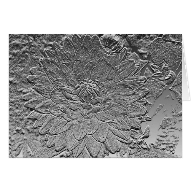 Dahlia Note Card (Front Horizontal)