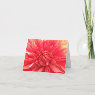 Dahlia Note Card