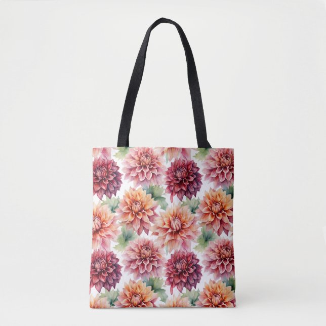 Dahlia Painting  Tote Bag (Front)