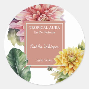 Dahlia Perfume Label
