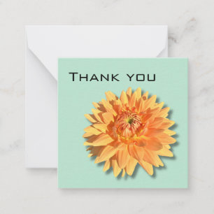 Dahlia Thank You card