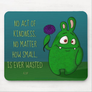 Dahlia the Monster w/quote, mousepad