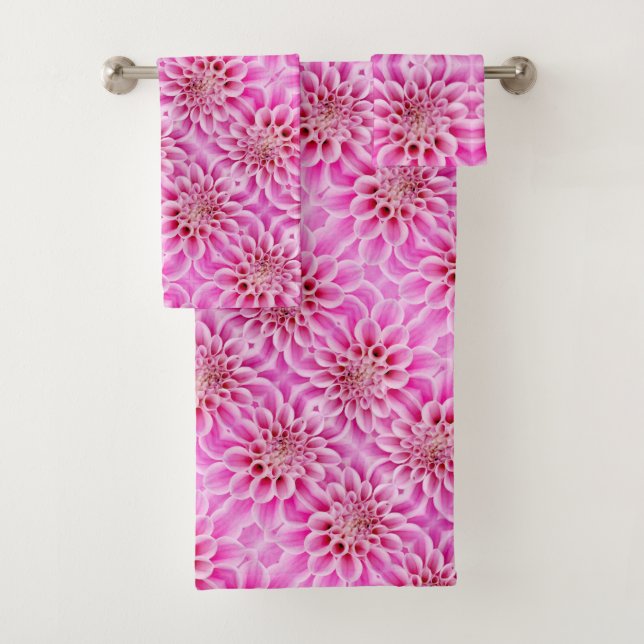 Dahlia Tie Bath Towel Set (Insitu)