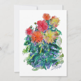 Dahlias #170310 card