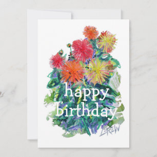 Dahlias #170310 card