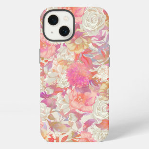 Dahlias and Rose Design iPhone 13 Case
