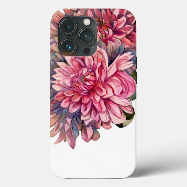dahlias flowers Case-Mate iPhone case (Back)