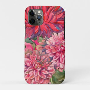 dahlias flowers iPhone 11 pro case