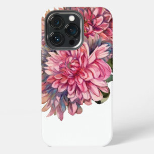 dahlias flowers iPhone case