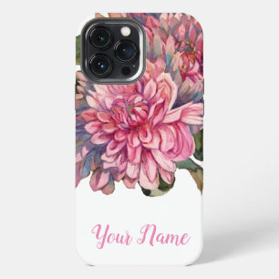 dahlias flowers iPhone 13 pro max case