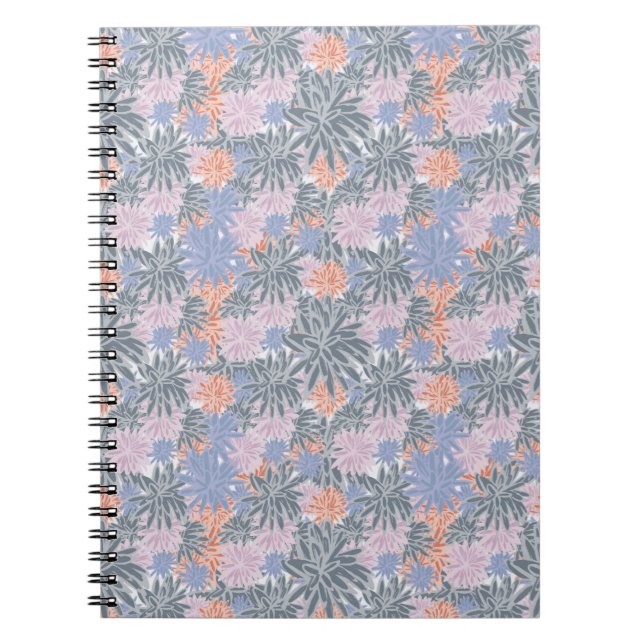 Dahlias Flowers Notebook (Front)