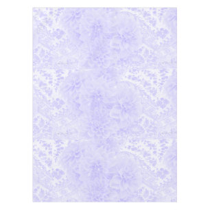 Dahlias In Blue Tablecloth