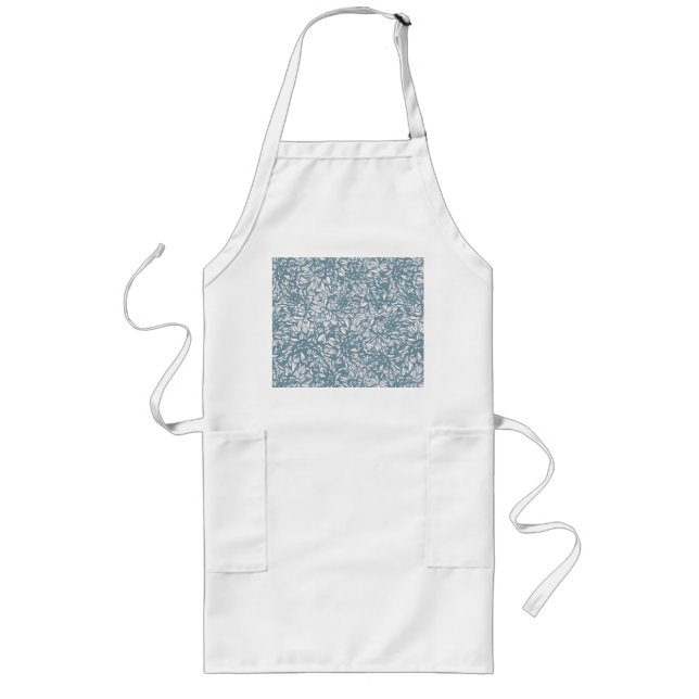 Dahlias Long Apron (Front)