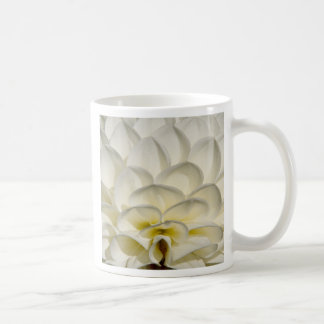 Dahlias white steps coffee mug