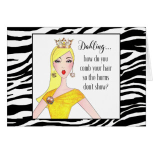 "Dahling, How do you hide your Horns?"