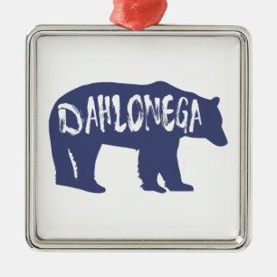 Dahlonega Georgia Bear Metal Ornament