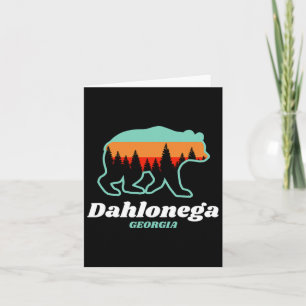 Dahlonega Georgia Bear Mountains Country Card