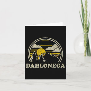 Dahlonega Georgia Ga T Shirt Vintage Hiking Mounta Card