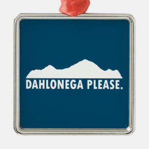 Dahlonega Georgia Please Metal Ornament