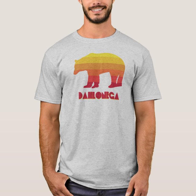 Dahlonega Georgia Rainbow Bear T-Shirt (Front)