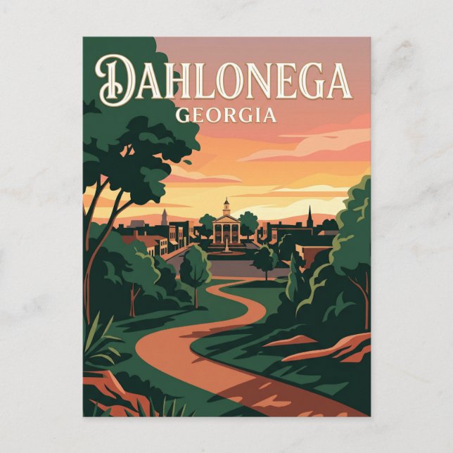 Dahlonega USA Postcard (Front)