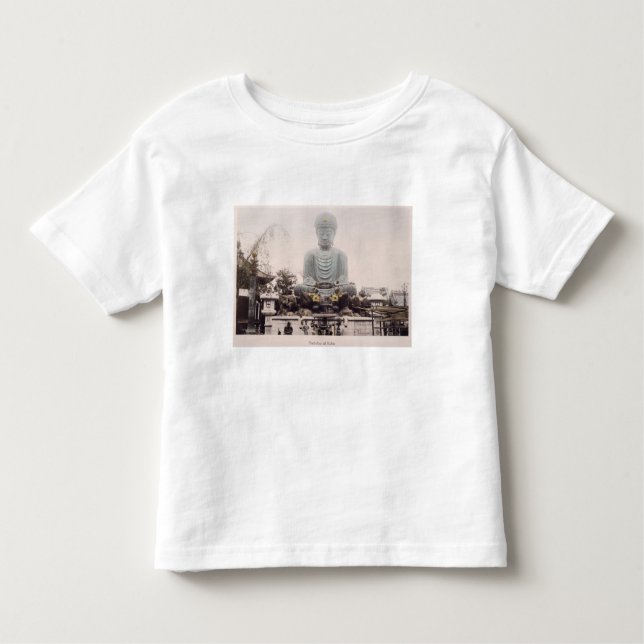 Daibutsu at Kobe, c.1880 (hand coloured albumen pr Toddler T-Shirt (Front)
