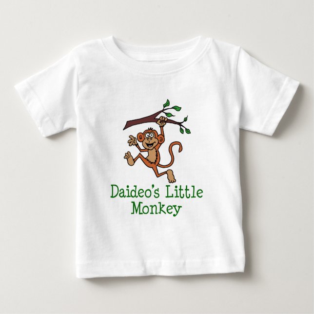 Daideo's Little Monkey Baby T-Shirt (Front)