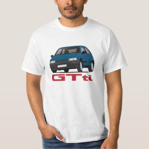 Daihatsu Charade GTti Turbo, blue with badge - diy T-Shirt