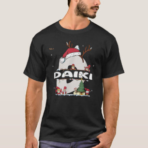 Daiki Christmas w Daiki Name for funny Xmas T-Shirt