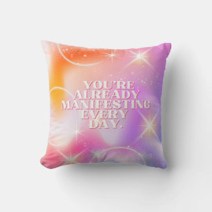 Daily Affirmation, Law of Attraction, Motivational Cushion