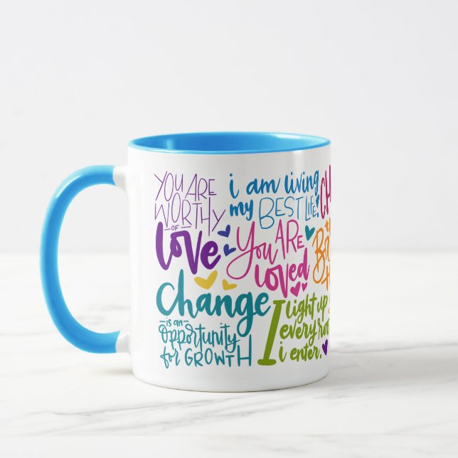 Daily Affirmation  Mug (Left)