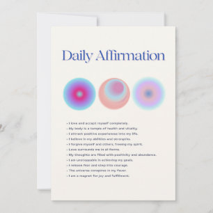 daily affirmations manifestation invitation