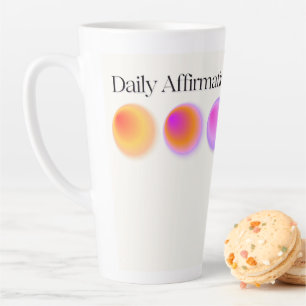 daily affirmations manifestation latte mug