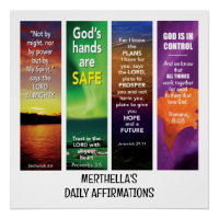 DAILY BIBLE AFFIRMATIONS Personalised Christian