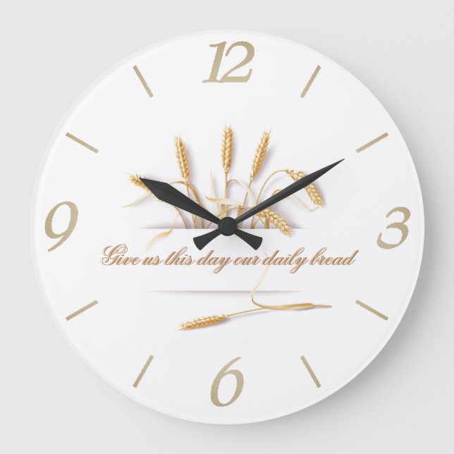 Daily bread large clock (Front)