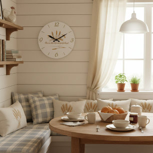 Daily bread large clock
