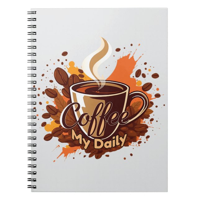 Daily Coffee Ritual Notebook (Front)