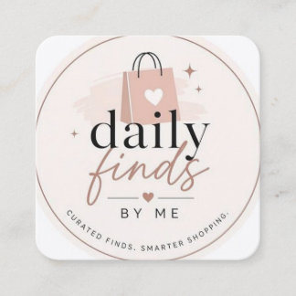 DAILY FINDS BY ME BUSINESS CARD DESIGN