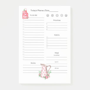 Daily Goals, Planning, Meals for the Cook / Baker  Post-it Notes