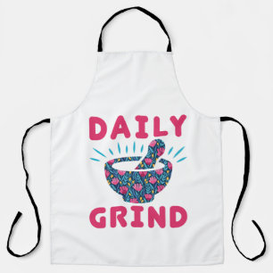 Daily Grind Pharmacy Technician Tech Pharmacist Apron