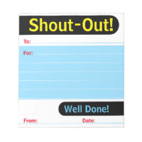 Daily kudos shout out employee recognition display