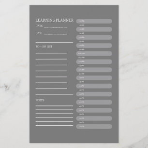 Daily Learning Planner Flyer