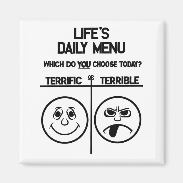 Daily Menu Magnet (Front)