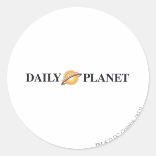 Daily Planet Logo Classic Round Sticker