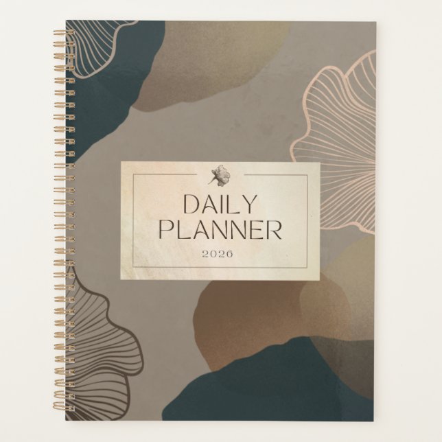 Daily Planner 2026 – Minimal Beige Aesthetic Journ (Front)