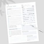 Daily Planner ADHD Neurodivergent Notepad<br><div class="desc">Daily Planner ADHD Neurodivergent</div>